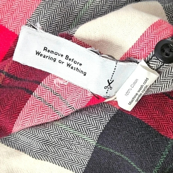 J Crew‎ cotton flannel - Picture 4 of 6